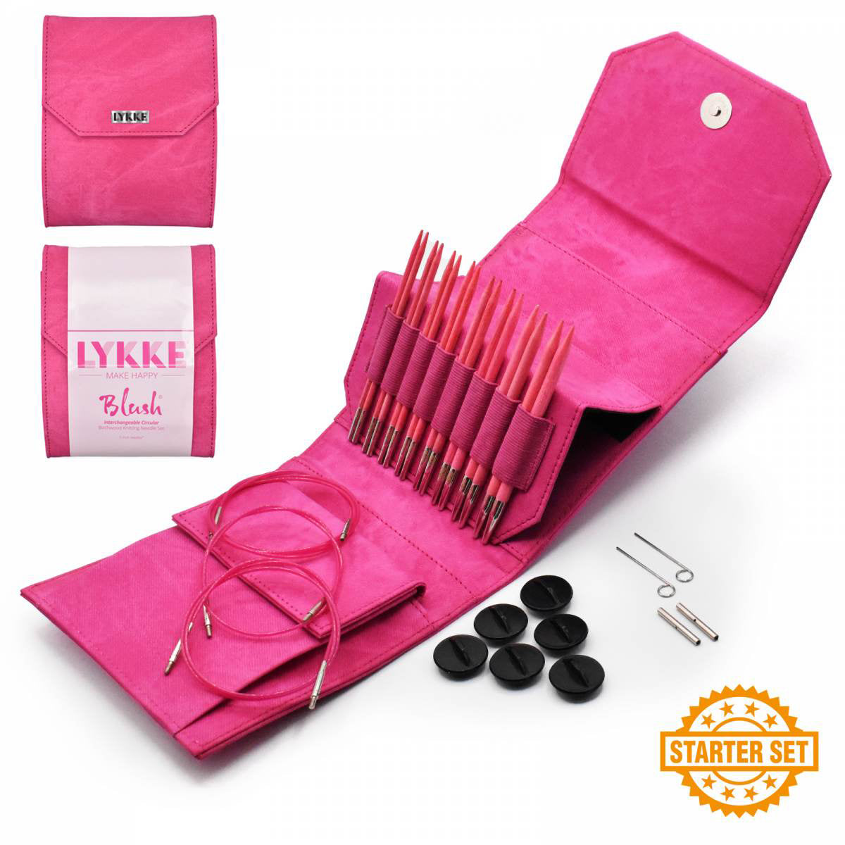 Lykke Stricknadel-Set in Blush 3,25mm-6,0mm