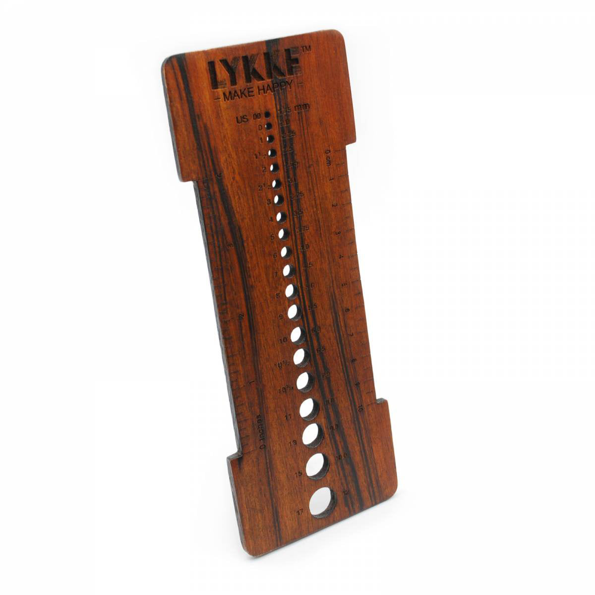 Lykke Nadelmaß aus Holz - Rosewood