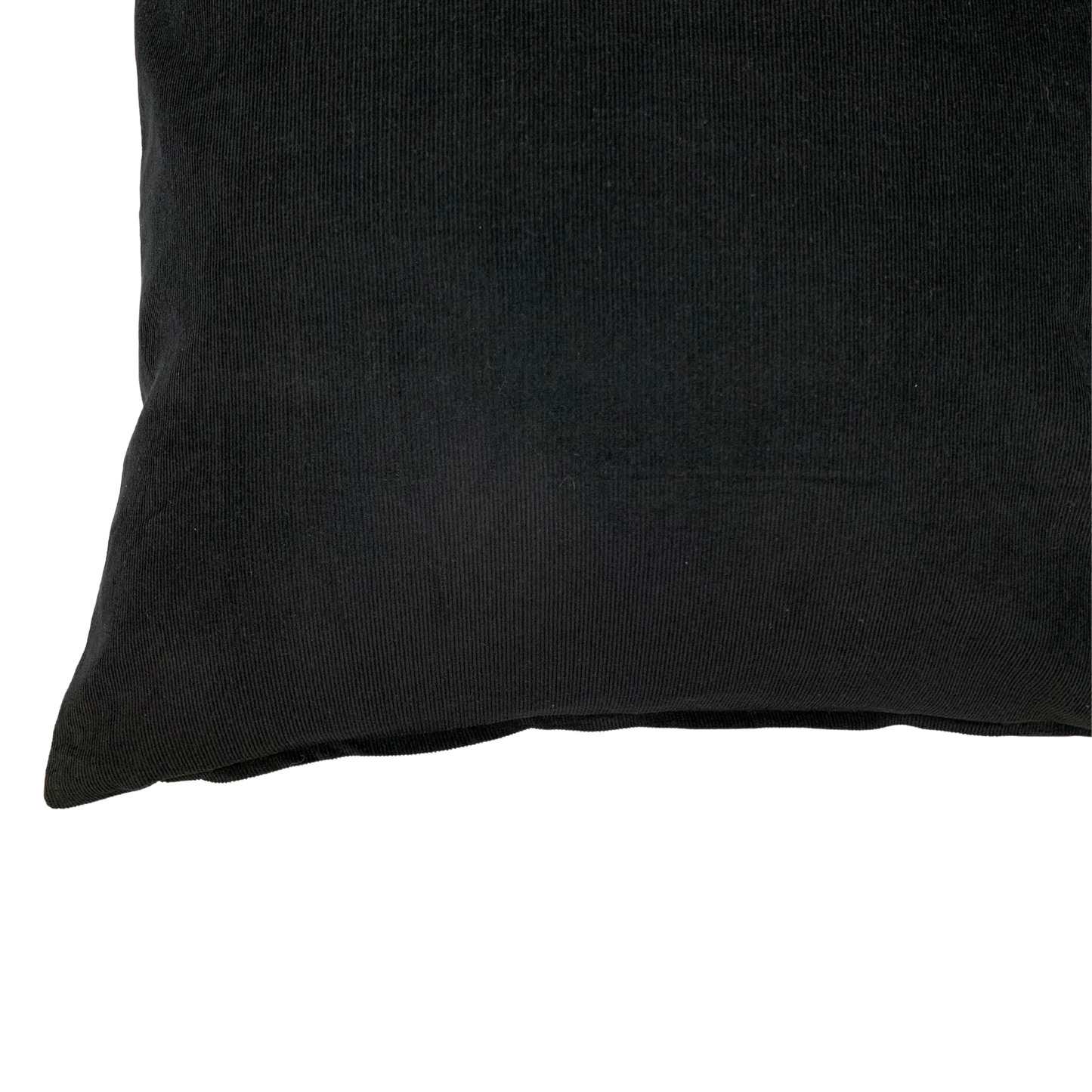 Kissenbezug Geblümt Schwarz Blumenmuster 50x50cm mit Reißverschluss