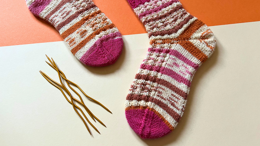 Strick-Test: Addi CraSySnake Charity Nadelspiel 15cm - der Sockenweltrekord!