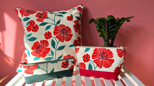 Meilenstein: Meine erste Limited Edtition: "Rote Blumen"