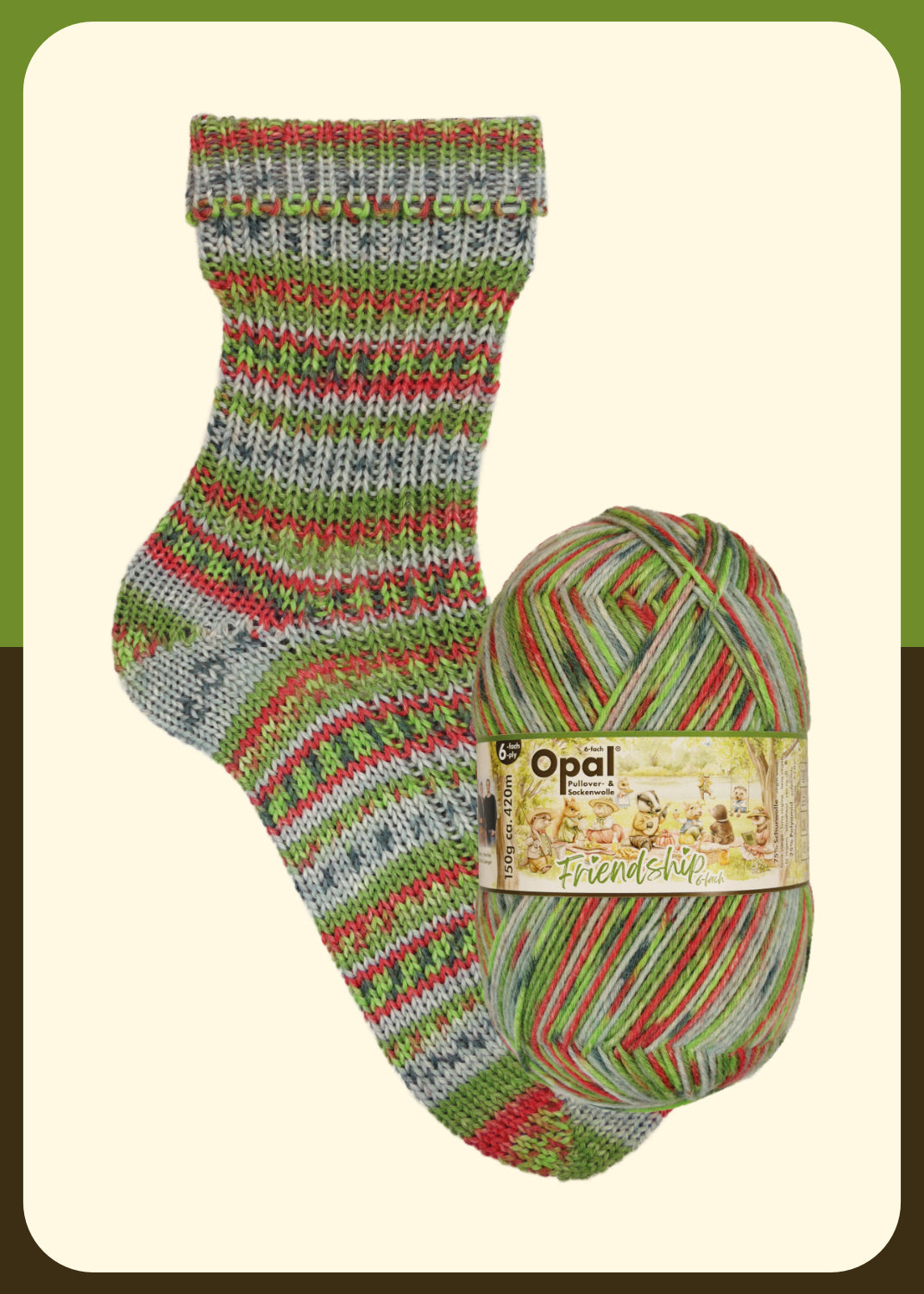 Opal 4-ply sock yarn Heroes - Little Heroes 