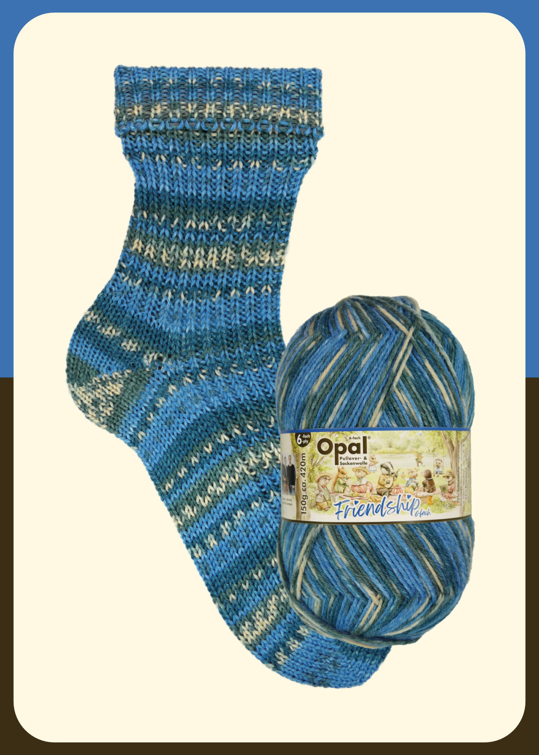 Opal 4-ply sock yarn Heroes - Little Heroes 