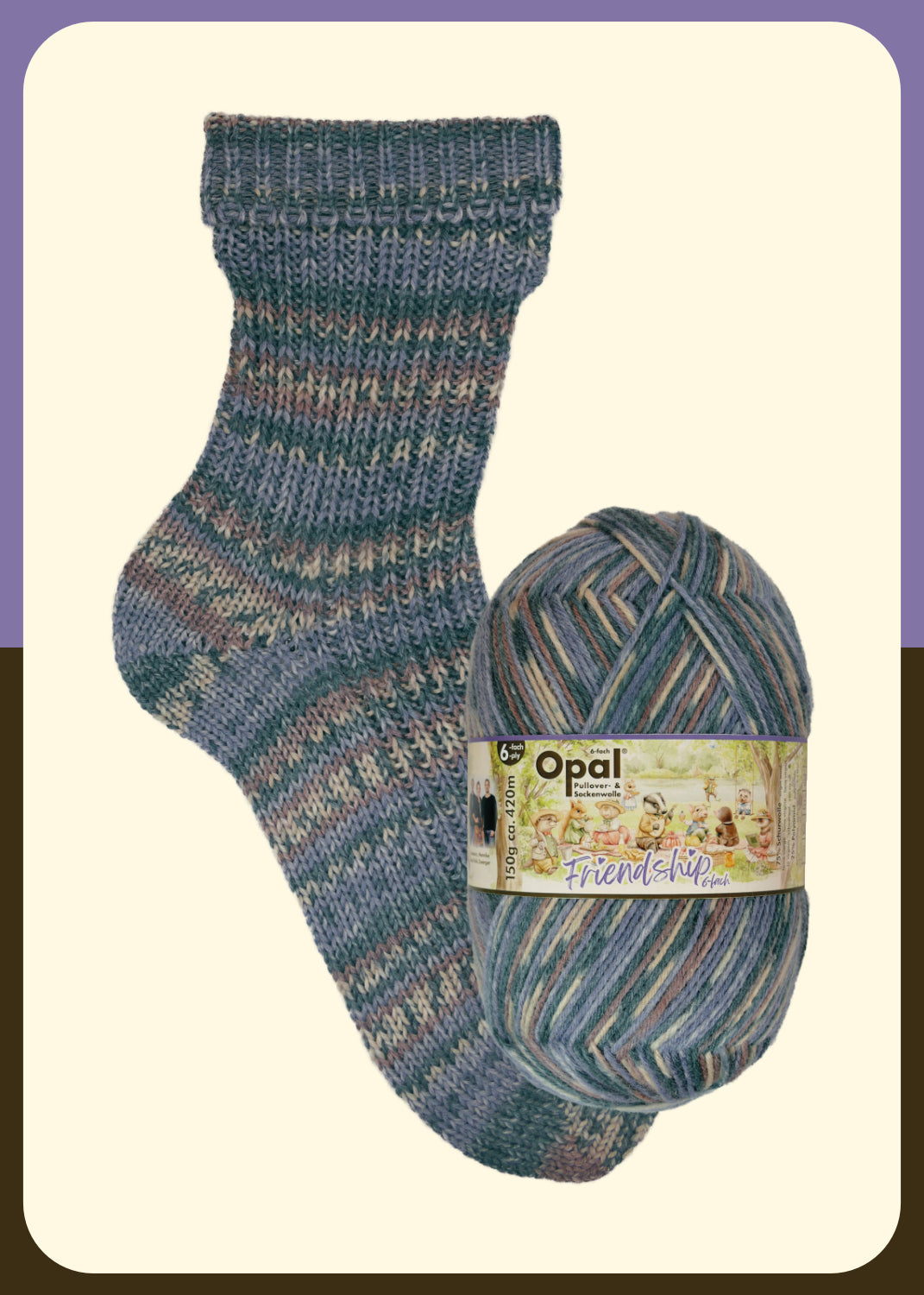 Opal 4-ply sock yarn Heroes - Little Heroes 