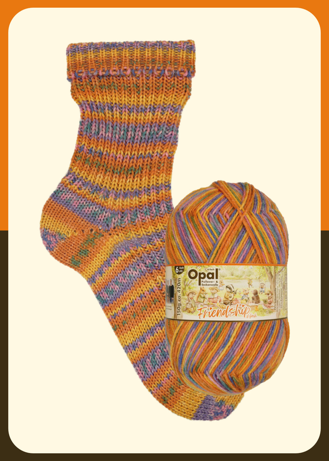 Opal 4-ply sock yarn Heroes - Little Heroes 