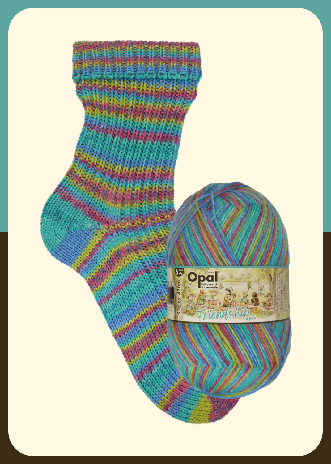 Opal 4-ply sock yarn Heroes - Little Heroes 