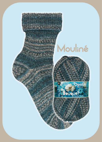 Opal Sockenwolle 4-fach Bouquet Mouliné