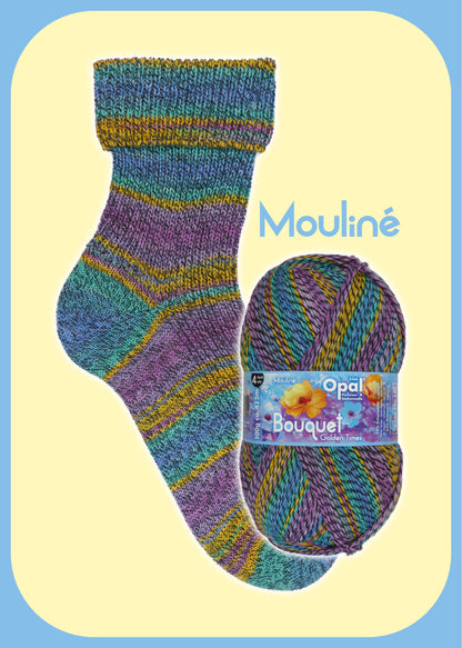 Opal Sockenwolle 4-fach Bouquet Mouliné