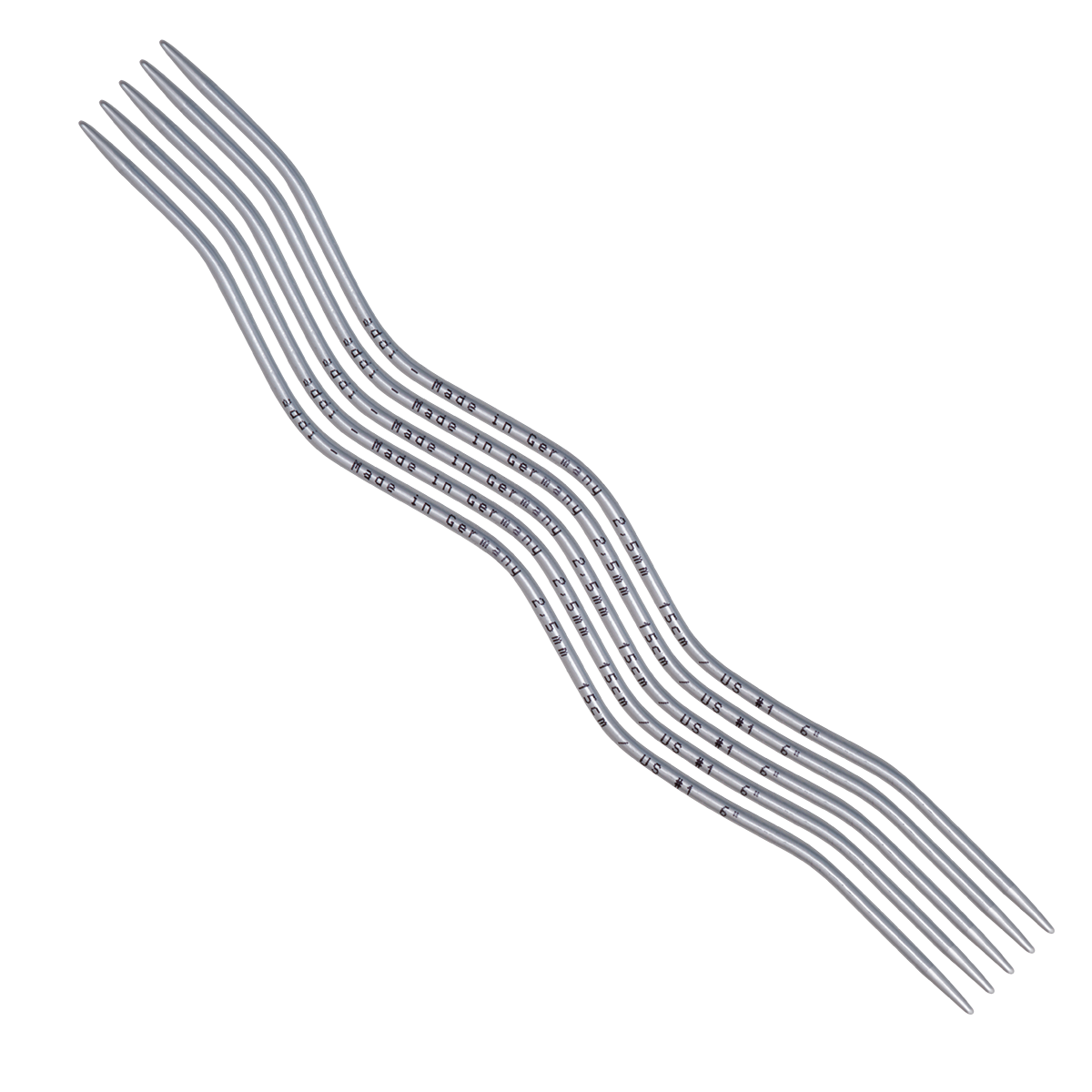 Addi Strumpfstricknadeln CraSySnake Nadelspiel 15cm
