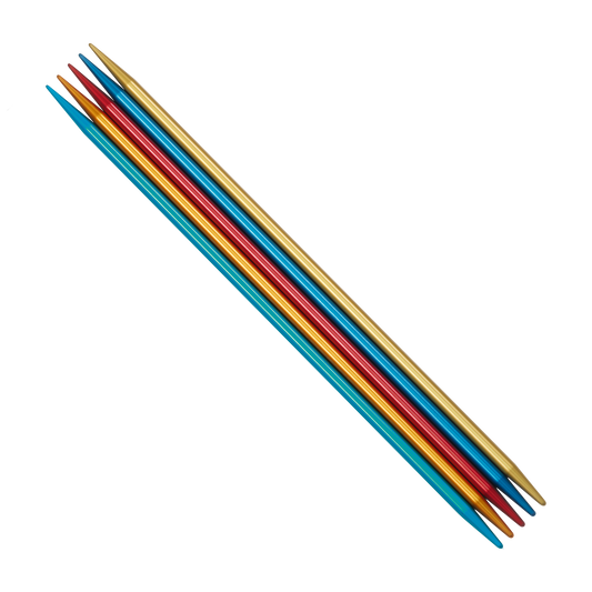 Addi Strumpfstricknadeln Colibri Aluminum Nadelspiel 15cm