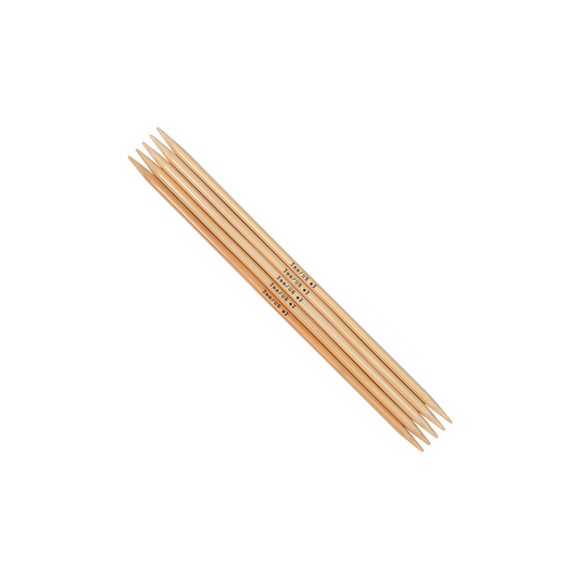 Addi Strumpfstricknadeln Bambus Nadelspiel 15cm