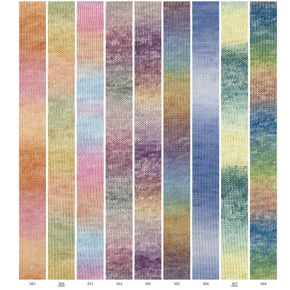 Katia Wolle Merino Baby Aquarelle 50g