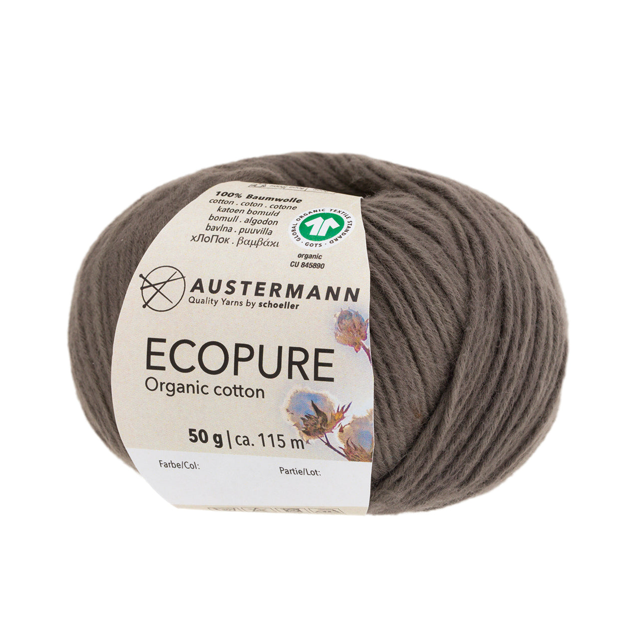Austermann Wolle Ecopure Organic Cotton 50g