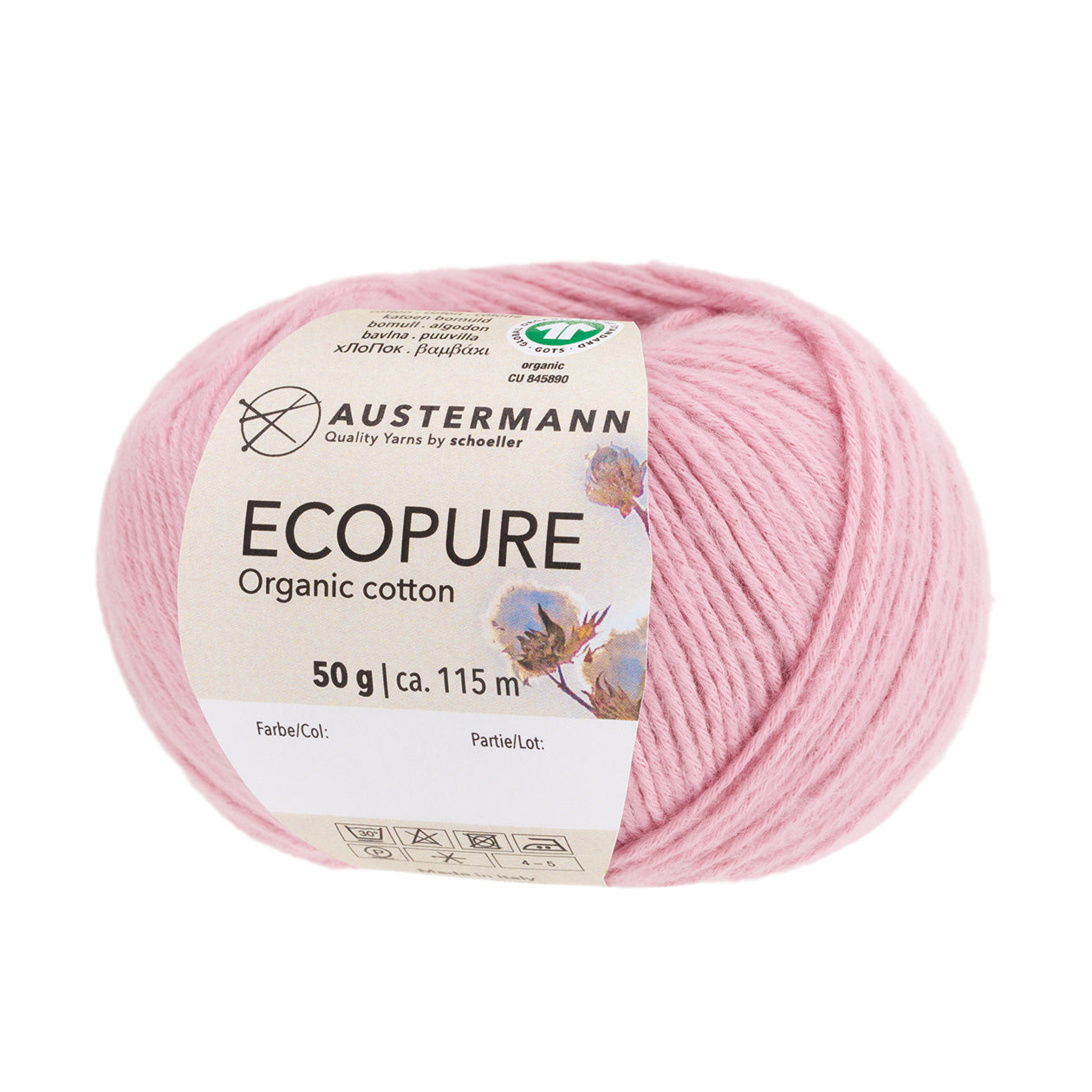 Austermann Wolle Ecopure Organic Cotton 50g