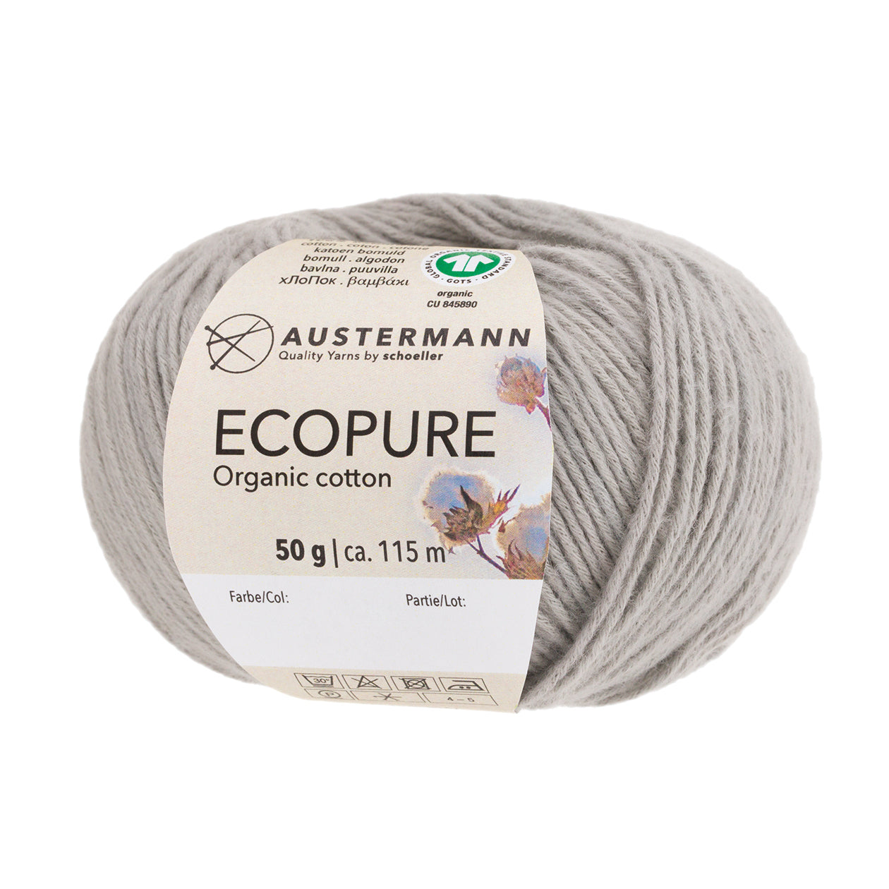 Austermann Wolle Ecopure Organic Cotton 50g