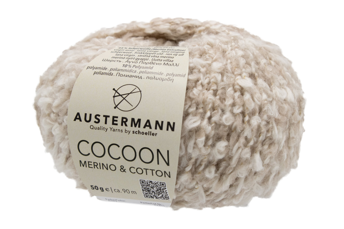 Austermann Wolle Cocoon Merino & Cotton 50g