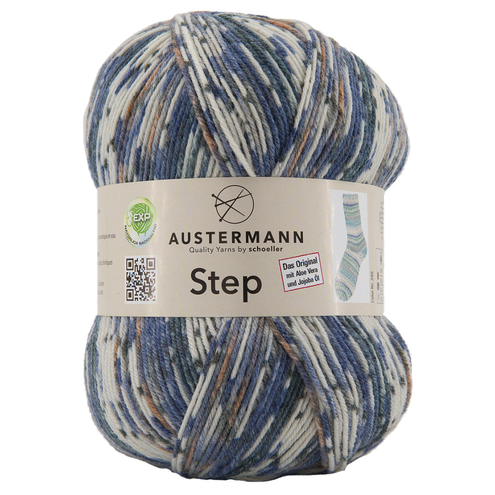 Step Color Sockenwolle 4-fach Nordcap