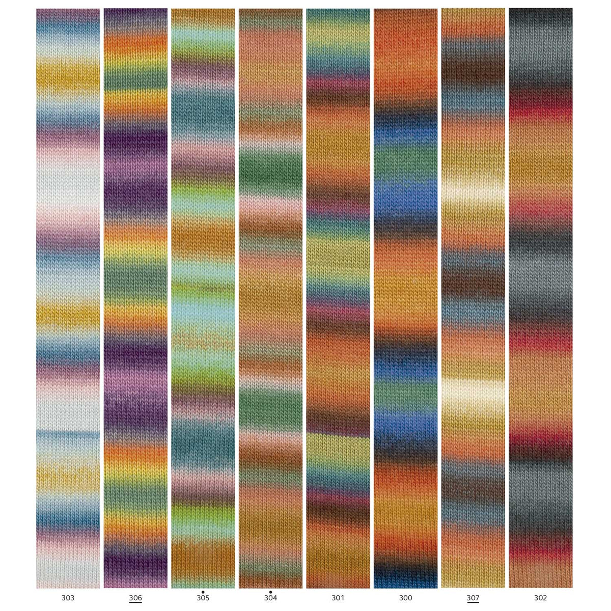 Katia Wolle Silky Lace Rainbow - Concept by Katia 50g