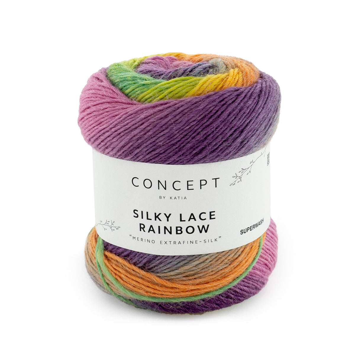 Katia Wolle Silky Lace Rainbow - Concept by Katia 50g