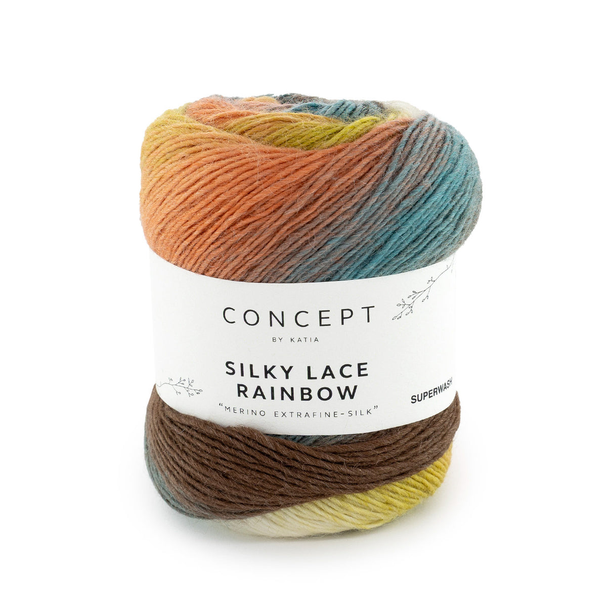 Katia Wolle Silky Lace Rainbow - Concept by Katia 50g