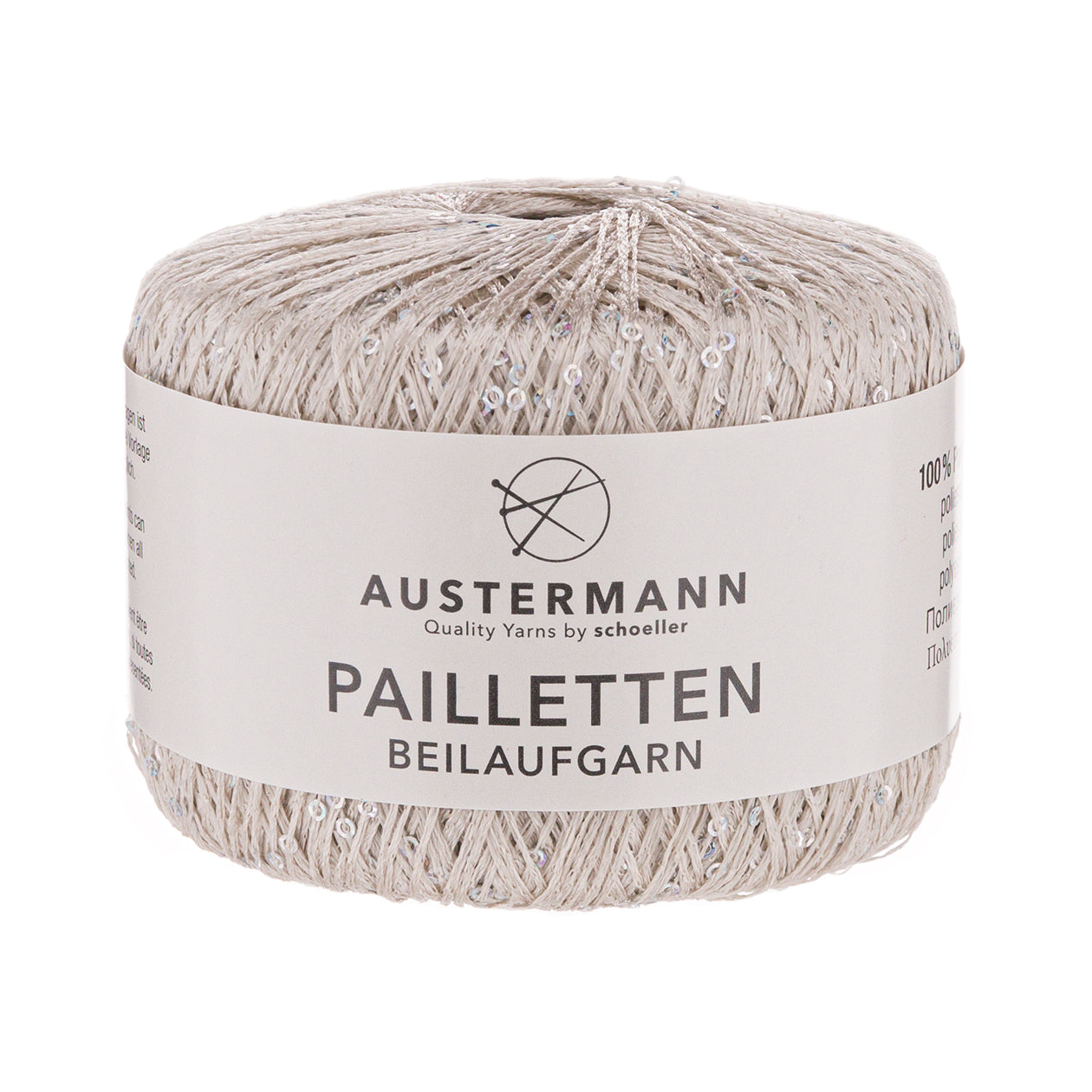 Austermann Pailetten Beilaufgarn 25g