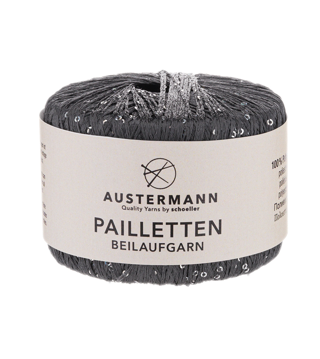 Austermann Pailetten Beilaufgarn 25g