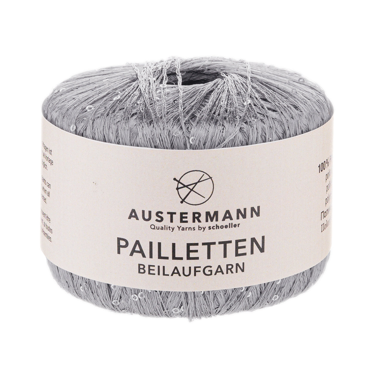 Austermann Pailetten Beilaufgarn 25g