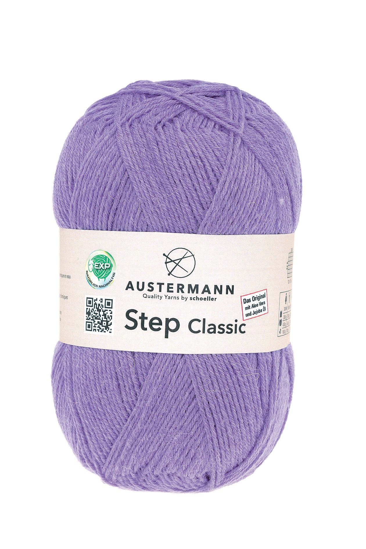 Step Classic Sockenwolle Uni 4-fädig Flieder