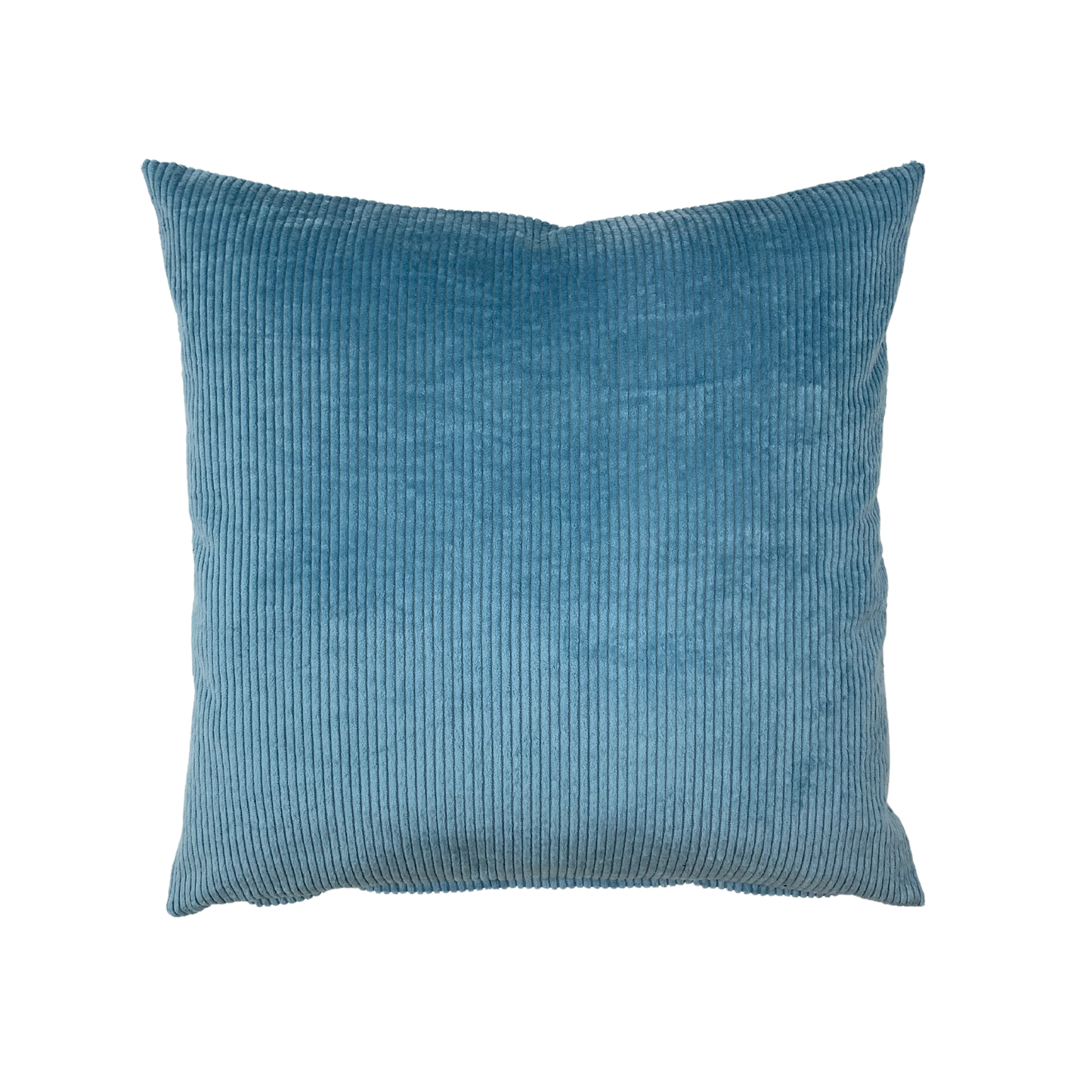 Zierkissen Kissenbezug Frühling Geblümt Pastell 50x50cm Rückseite Hellblau