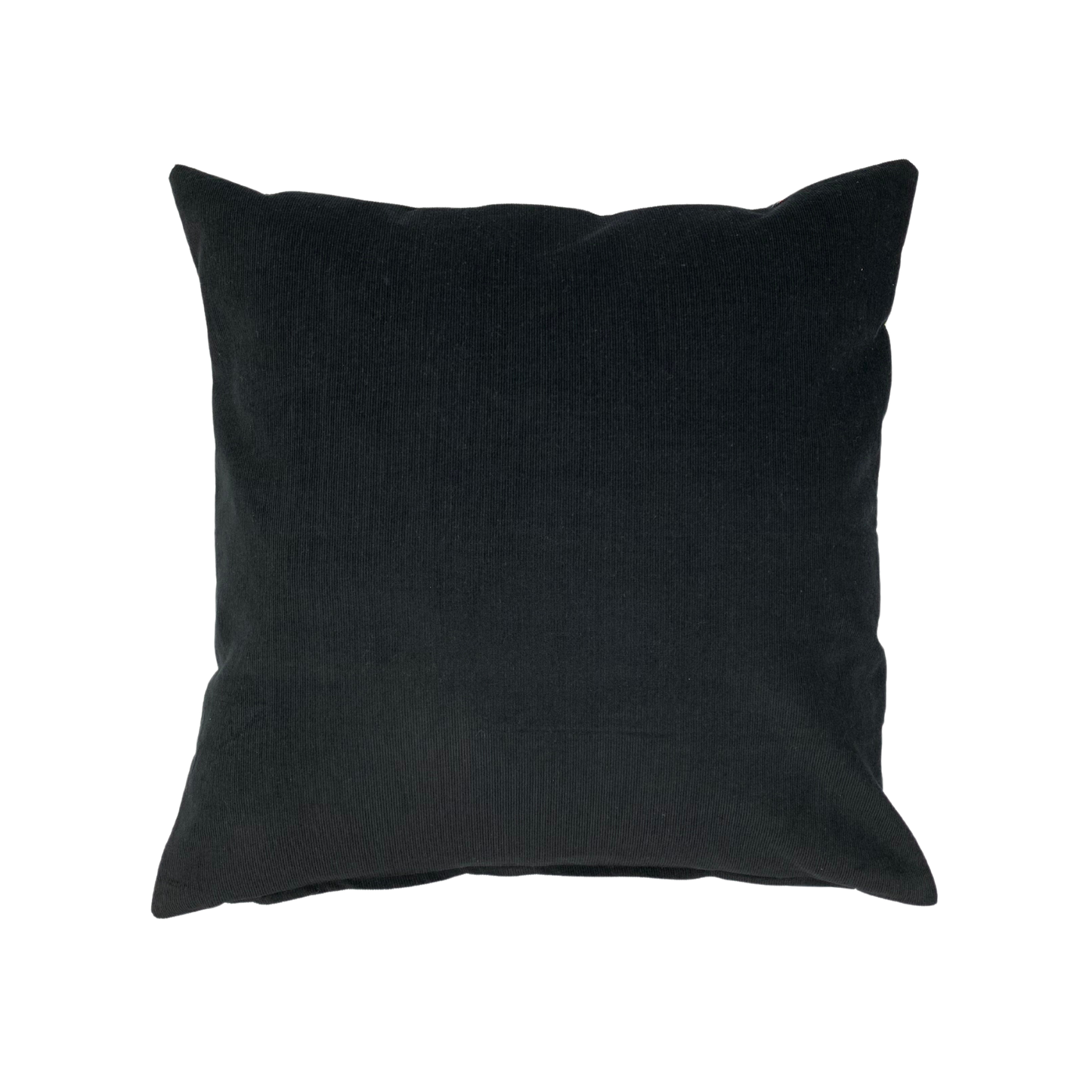 Kissenbezug Geblümt Schwarz Blumenmuster 50x50cm mit Reißverschluss