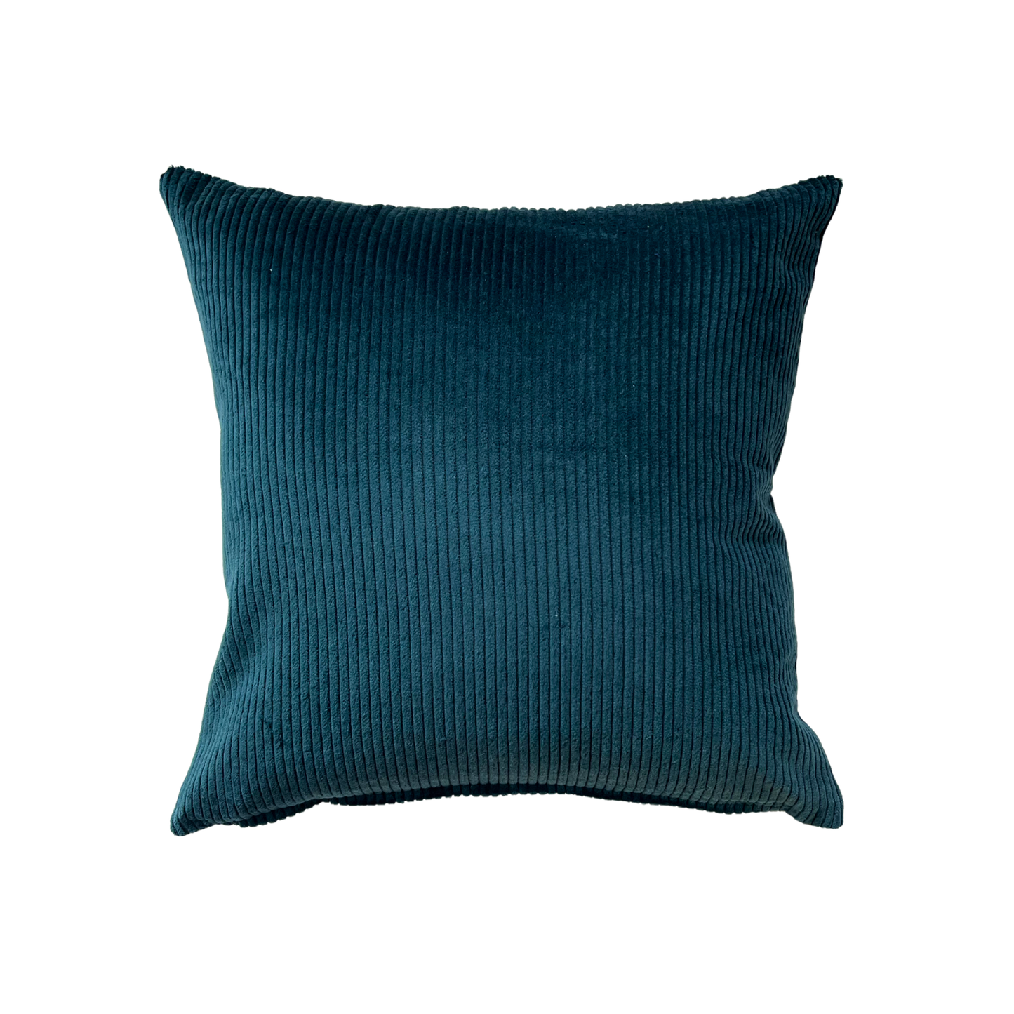 Kissenbezug Eukalyptus Ranken 40x40cm Rückseite Petrol