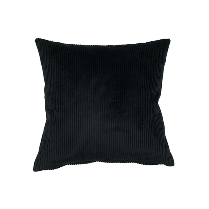 Kissenbezug Floral Schwarz 40x40cm, 30x50cm Elegant mit Breitcord