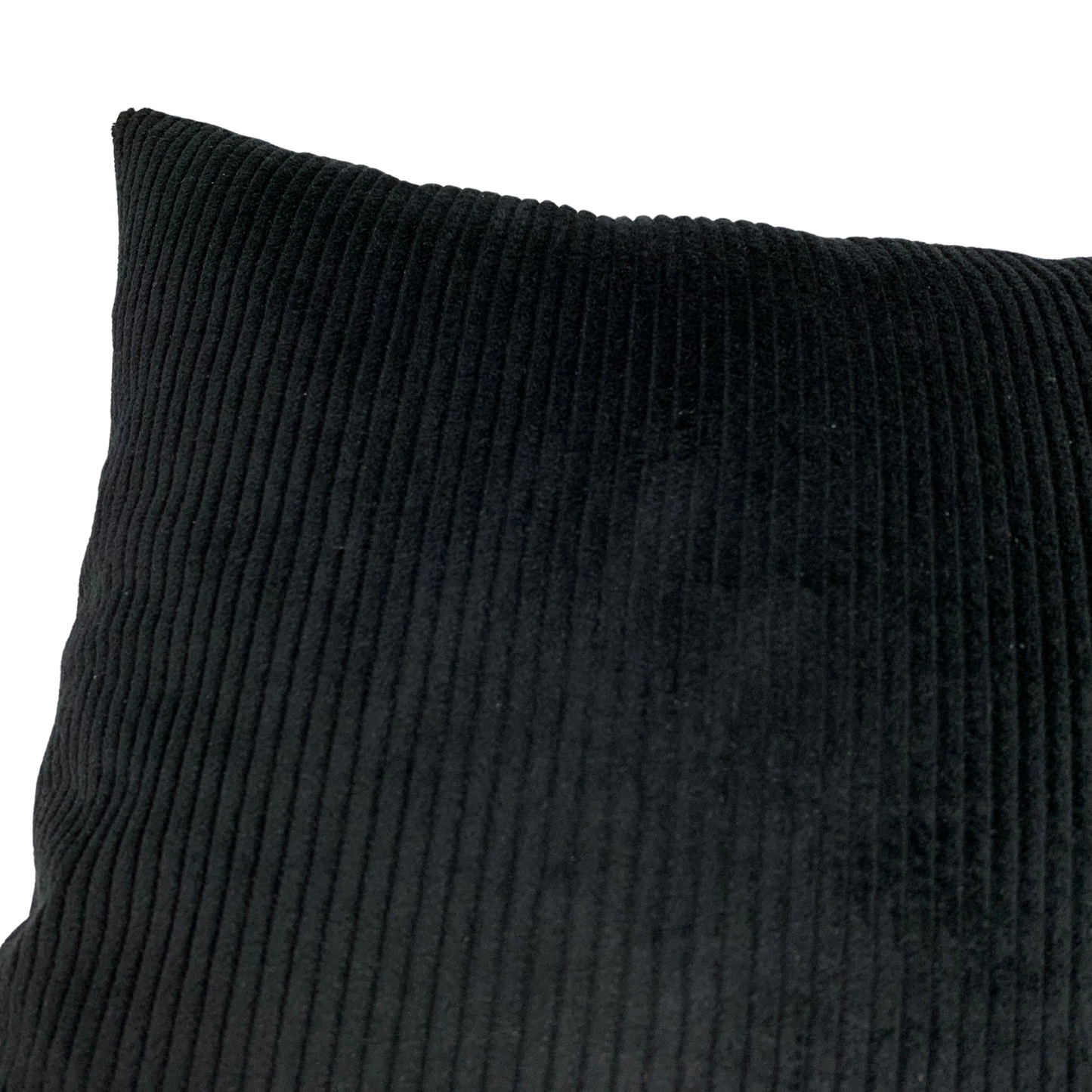 Kissenbezug Floral Schwarz 40x40cm, 30x50cm Elegant mit Breitcord