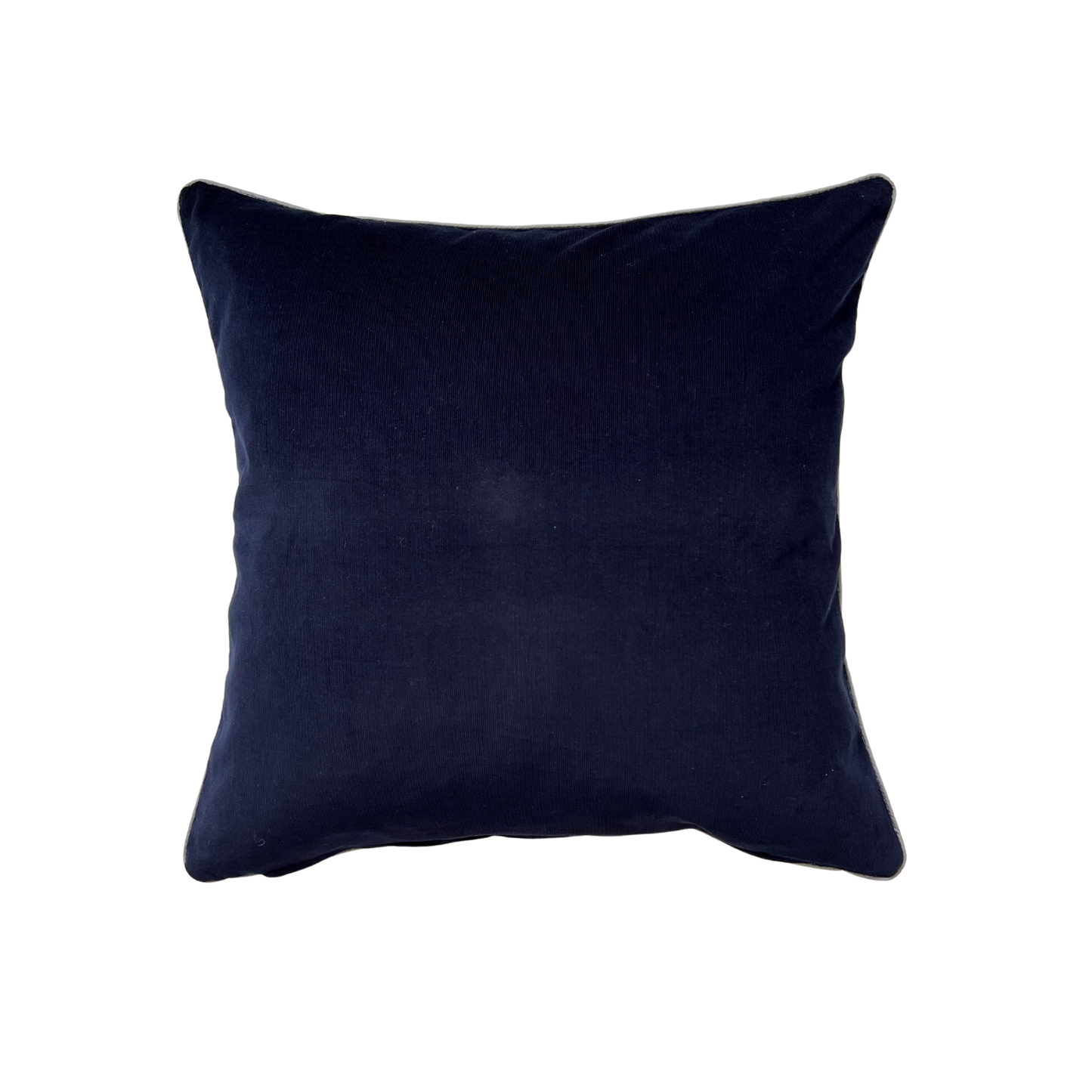 Kissenbezug Blumenmuster Rosen auf Dunkelblau Landhausstil 40x40cm, 50x50cm