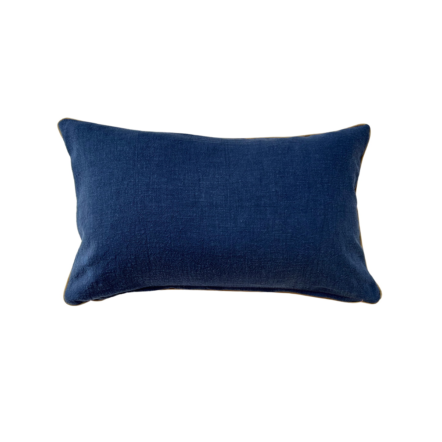 Kissenbezug Leinen Zweifarbig Blau und Rosé 40x40cm, 50x50cm, 30x50cm