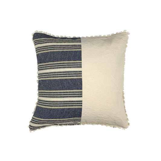 Moderner Kissenbezug Skandinavische Minimalistisch Blau und Beige 40x40cm