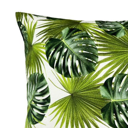 Kissenbezug Monstera Blätter Pflanzen 50x50cm