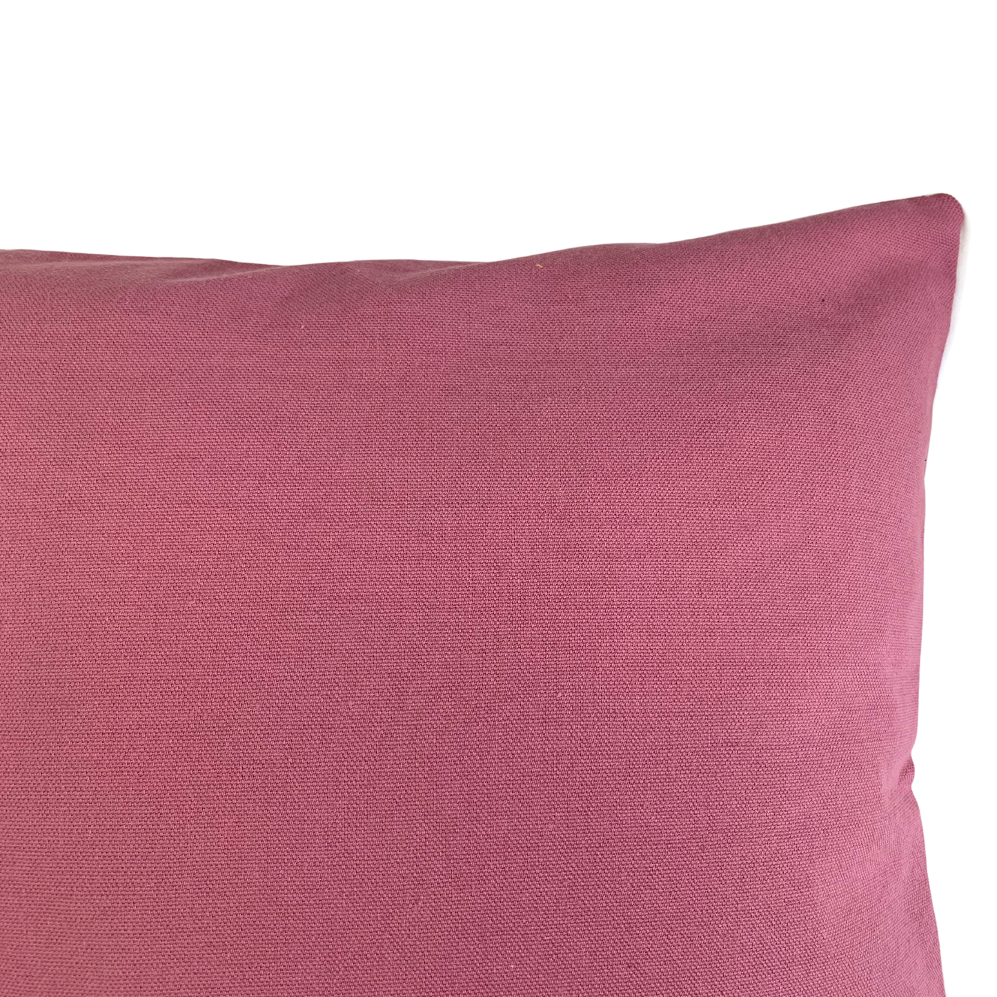 Kissenbezug Rosen 40x40cm Landhausstil Kissenhülle Rosa mit Paspelband