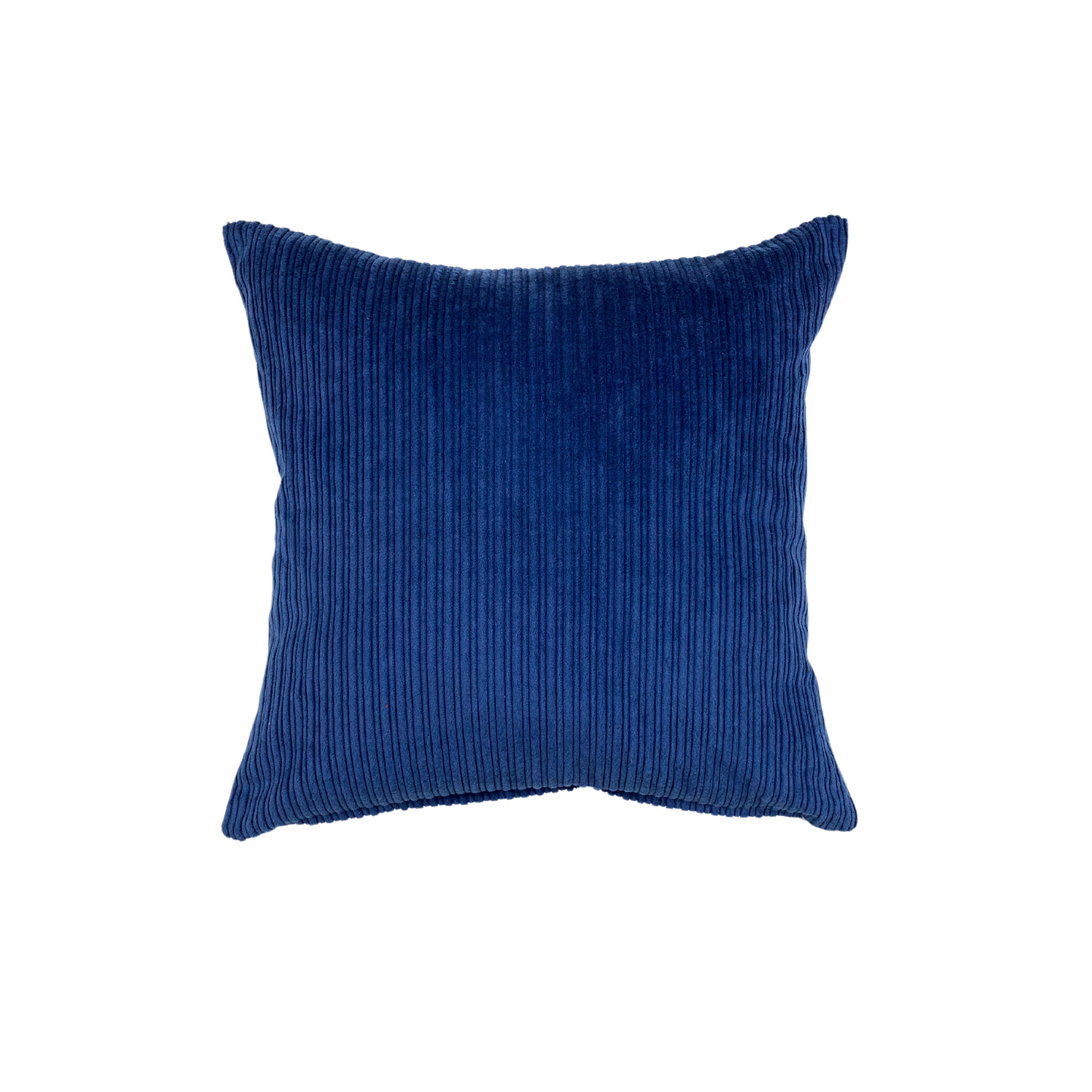 Kinderkissenbezug 40x40cm Kleine Wale Tierprint mit Breitcord Blau