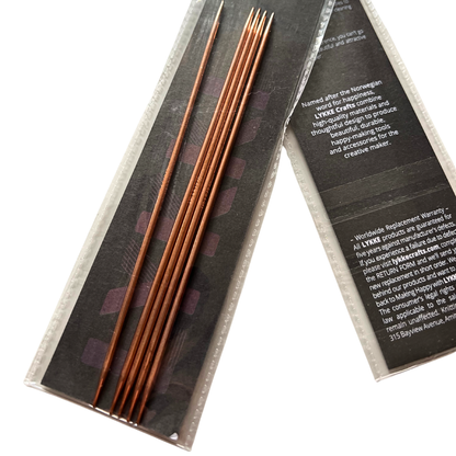 Lykke Strumpfstricknadeln Kupfernadeln Nadelspiel 15cm Cypra Copper Needles