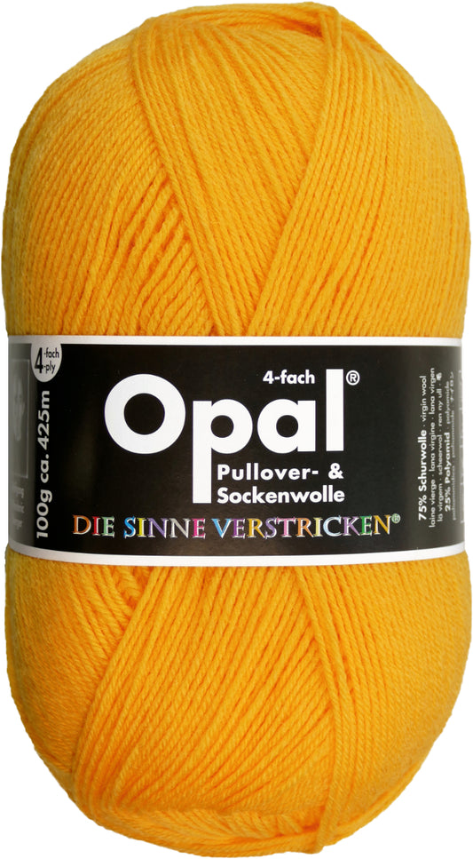 Opal sock yarn Uni 4-ply grass green 