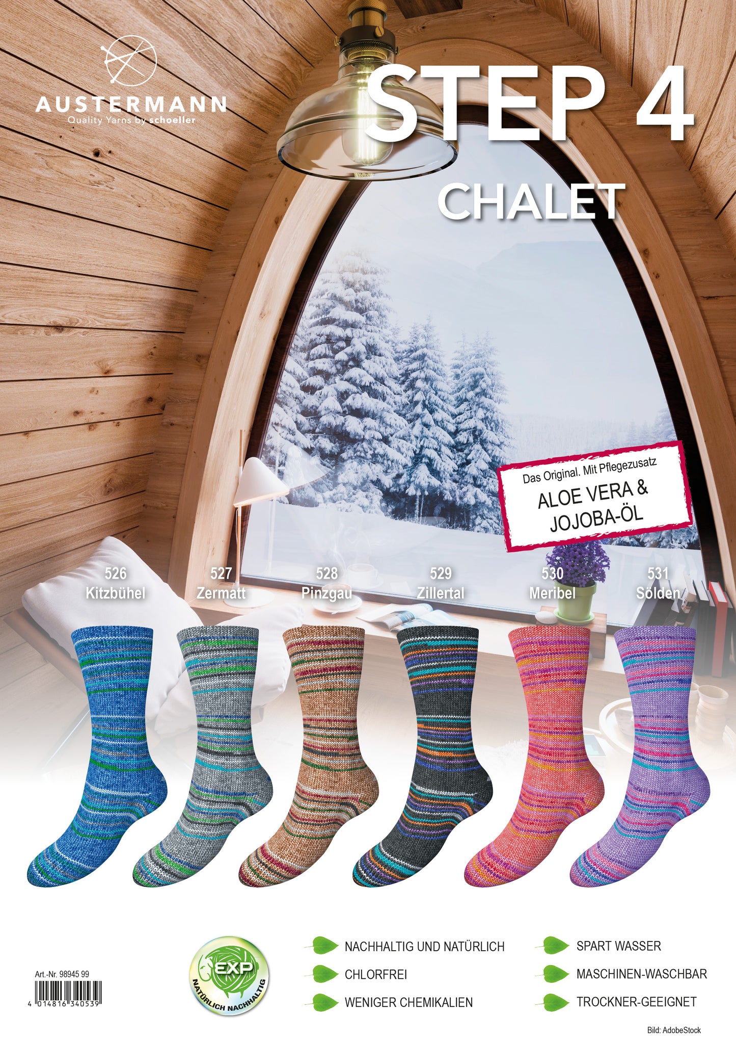Austermann Step 4 Chalet Sockenwolle 4fädig