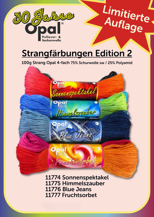 Opal sock yarn Uni 4-ply grass green 