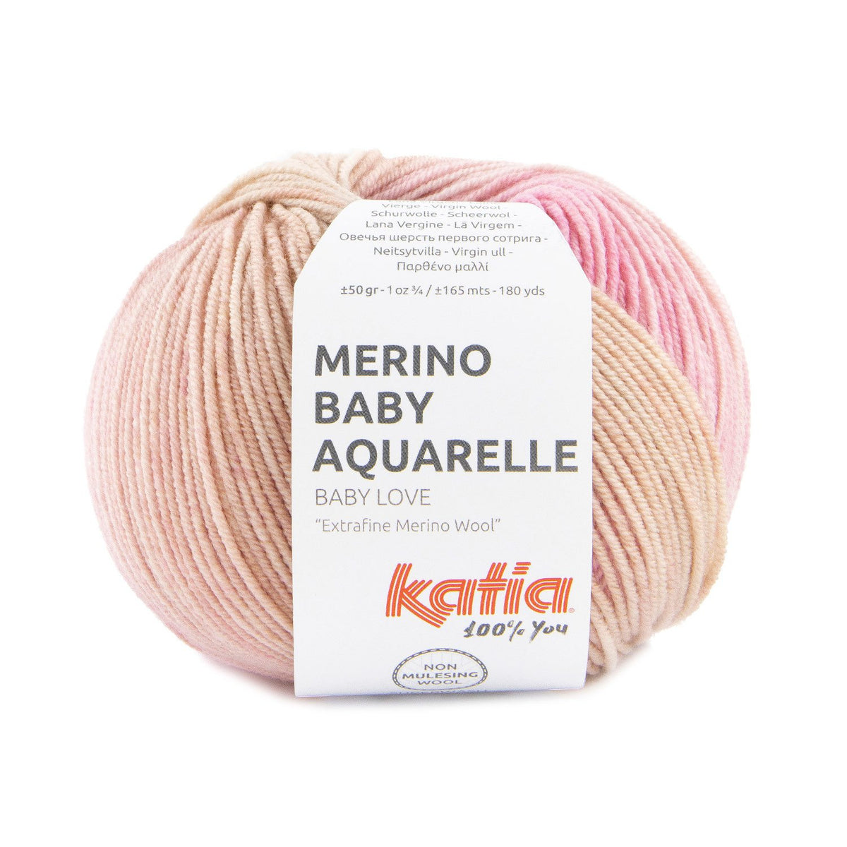 Katia Wolle Merino Baby Aquarelle 50g