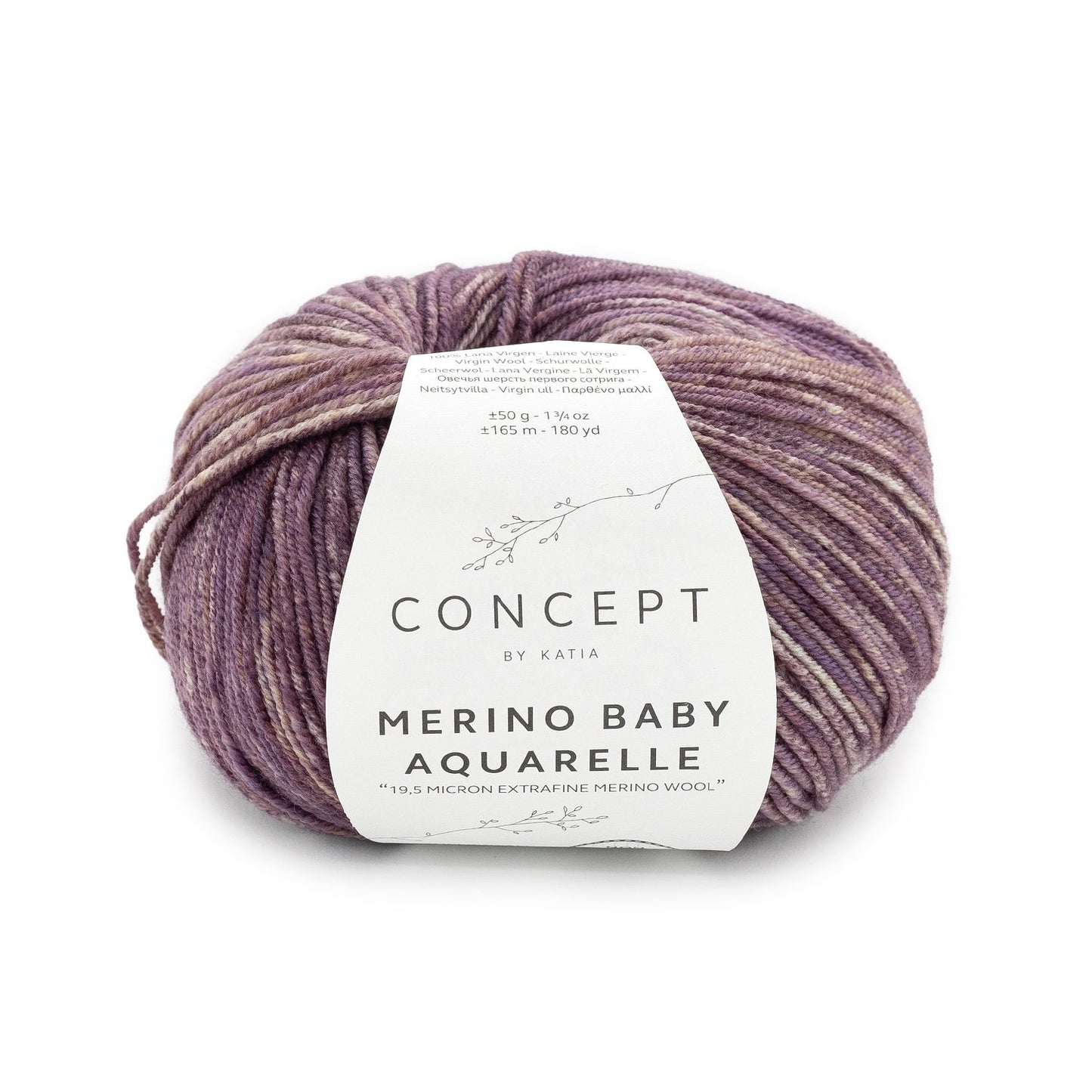 Katia Wolle Merino Baby Aquarelle 50g