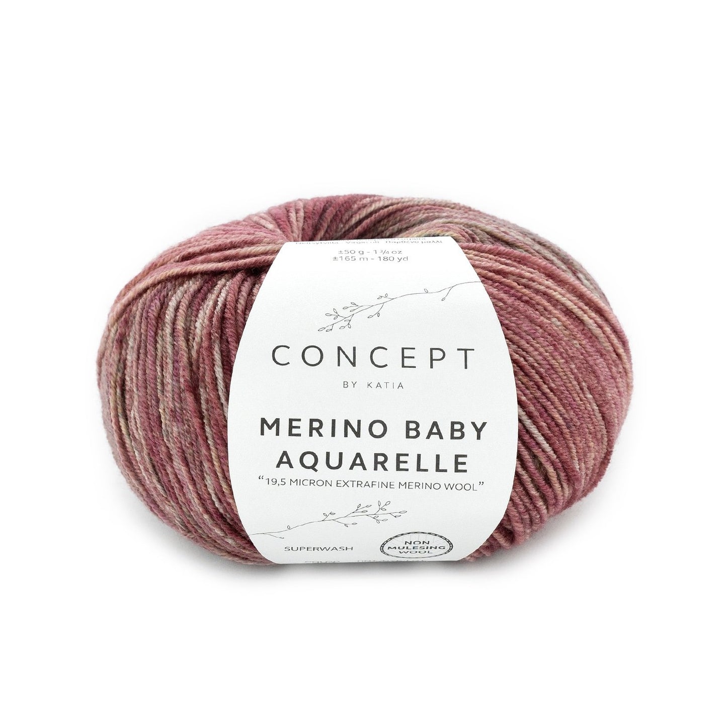Katia Wolle Merino Baby Aquarelle 50g
