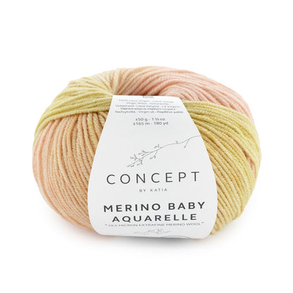 Katia Wolle Merino Baby Aquarelle 50g