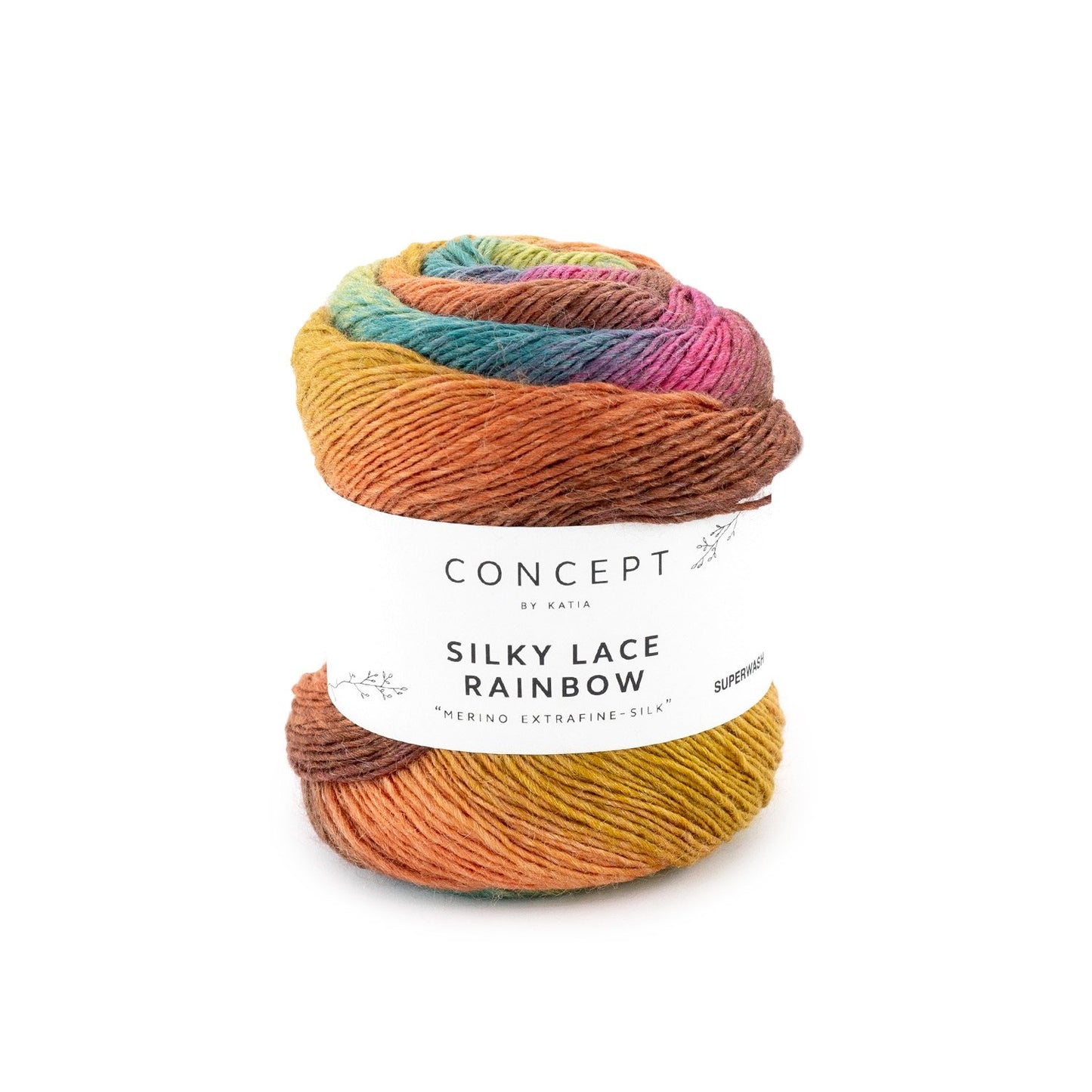 Katia Wolle Silky Lace Rainbow - Concept by Katia 50g