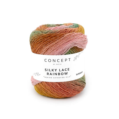 Katia Wolle Silky Lace Rainbow - Concept by Katia 50g