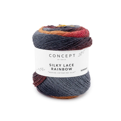 Katia Wolle Silky Lace Rainbow - Concept by Katia 50g